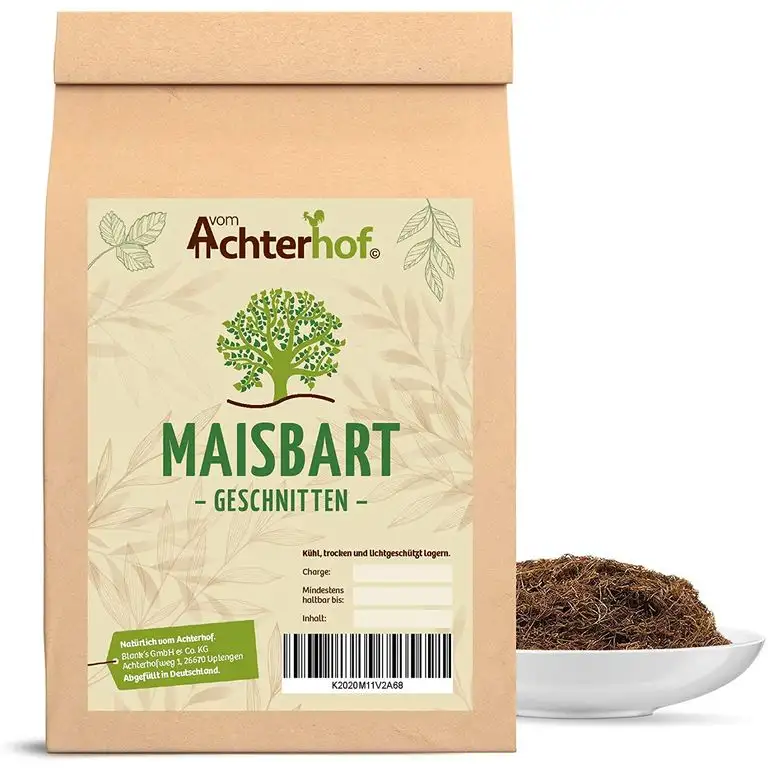1 kg Maisbart Maishaare geschnitten Maisbarttee Kräutertee natürlich vom-Achterhof