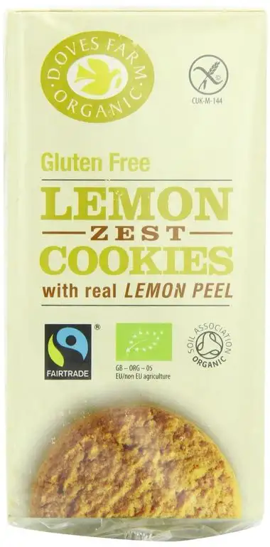 Doves Farm | Lemon Zest Cookies - Gf | 12 x 150G