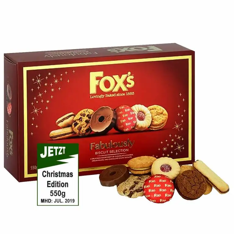 Fox Fabulously Biscuits Selection 550g - eine fabelhaft, ausgewählter Keks Auswahl!