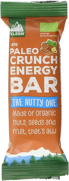KLEEN Sports Nutrition Paleo Crunch Energy Bar, 47 g