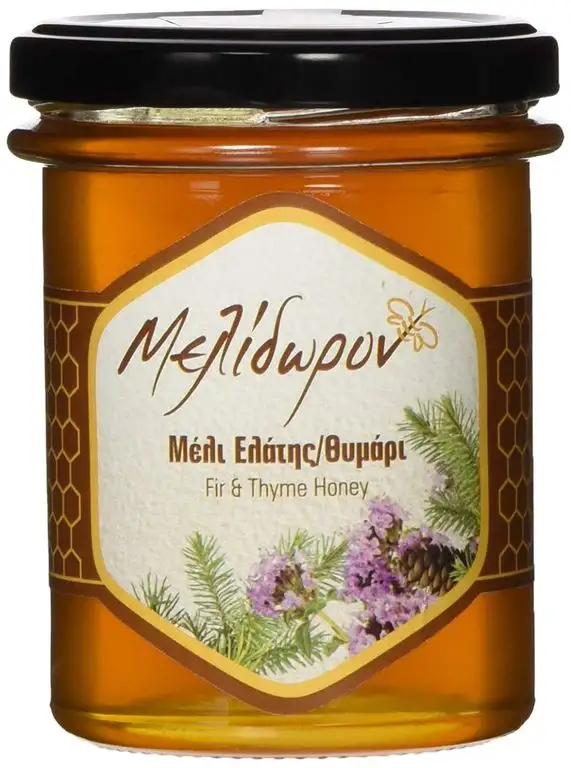 Melidoron Roher Griechischer Tannenbaum & Thymian Honig 250 g, 2er Pack