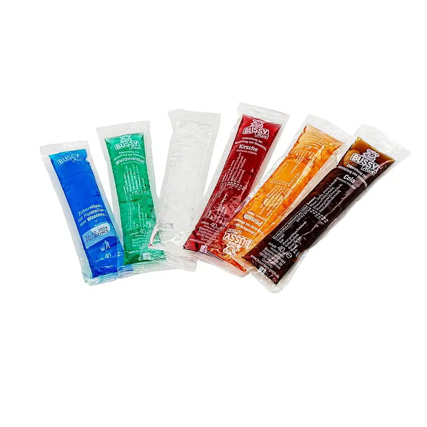 Bussy SurprICE Box - Erfrischende Wassereisstangen in der Überraschungsbox, 3kg- Eis-Vielfalt ideal für heiße Tage und Partys