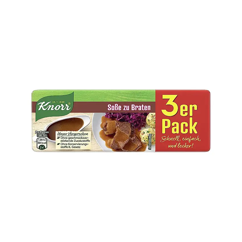 Knorr Würzbasis Soße zu Braten (ohne geschmacksverstärkende Zusatzstoffe) 69 g