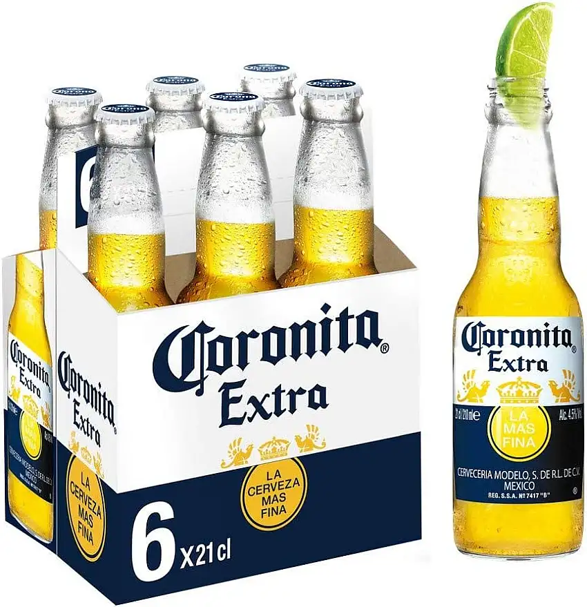 Bier Corona 6x21cl (Pack 6 Flaschen)