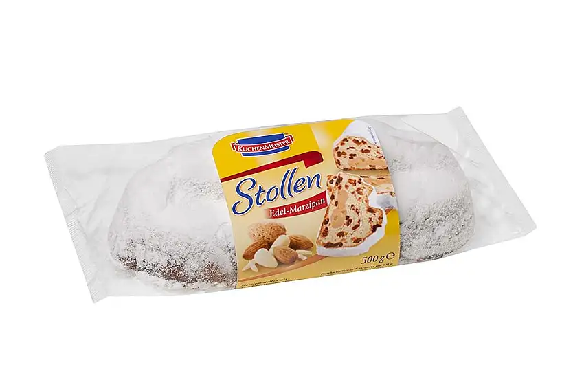 Kuchenmeister Edel-Marzipanstollen, 10er Pack (10 x 500 g)