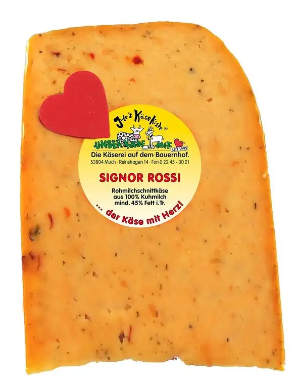 Signor Rossi| Jule's Käsekiste | Rohmilchkäse | Glutenfrei | Von Natur aus Laktosefrei (160 GR)