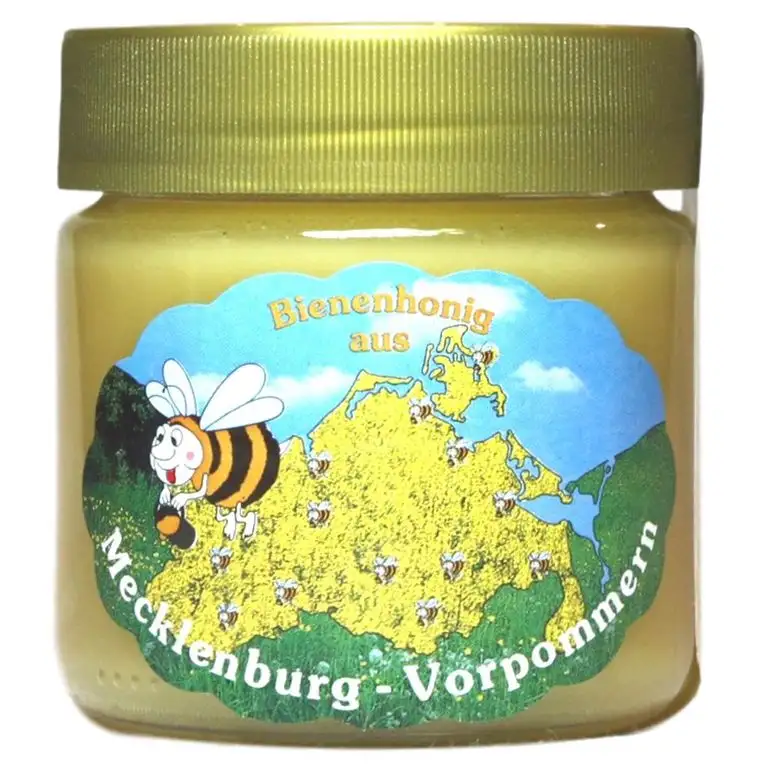 Honig mit Ingwer 1 x 250g | Deutsche Herkunft - Mecklenburg | Honig - direkt vom Imker keine Massenware