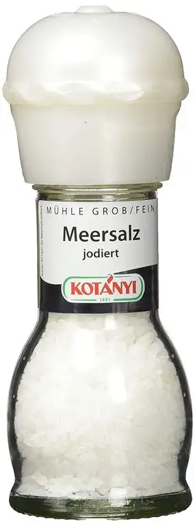 Kotanyi Meersalz Mühle, jodiert, 2er Pack (2 x 92 g)