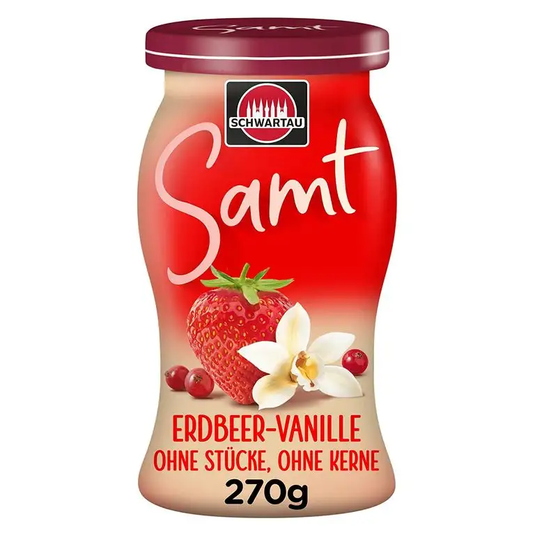 Schwartau Samt Erdbeer-Vanille, 270 g