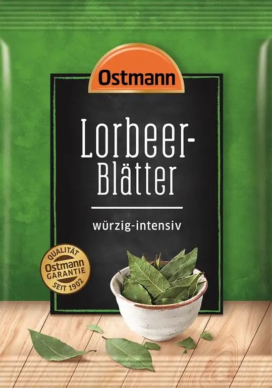 Ostmann Lorbeerblätter ganz Lorbeer-Blatt zum Fleisch einlegen Extra-Gewürz für Marinaden, für Suppen, Eintöpfe und Braten, getrocknet, Menge: 5 Stück x 11 g