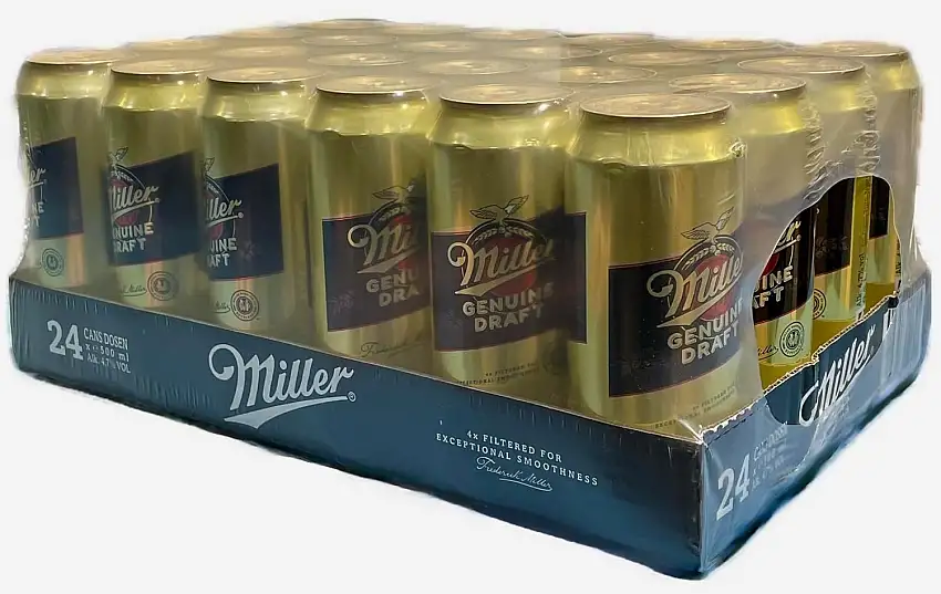Miller Genuine Draft Bier 24x0,5l (Einwegpfand 0,25 EUR je Dose)