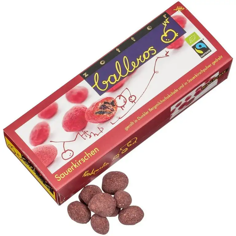 Zotter Balleros Sauerkirschen, 1er Pack (1 x 100 g)