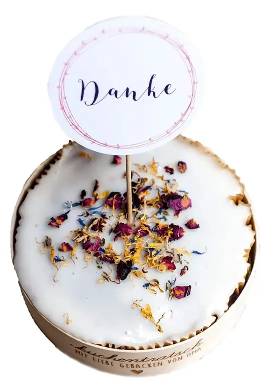 Danke-Kuchen von Oma Hanni per Post