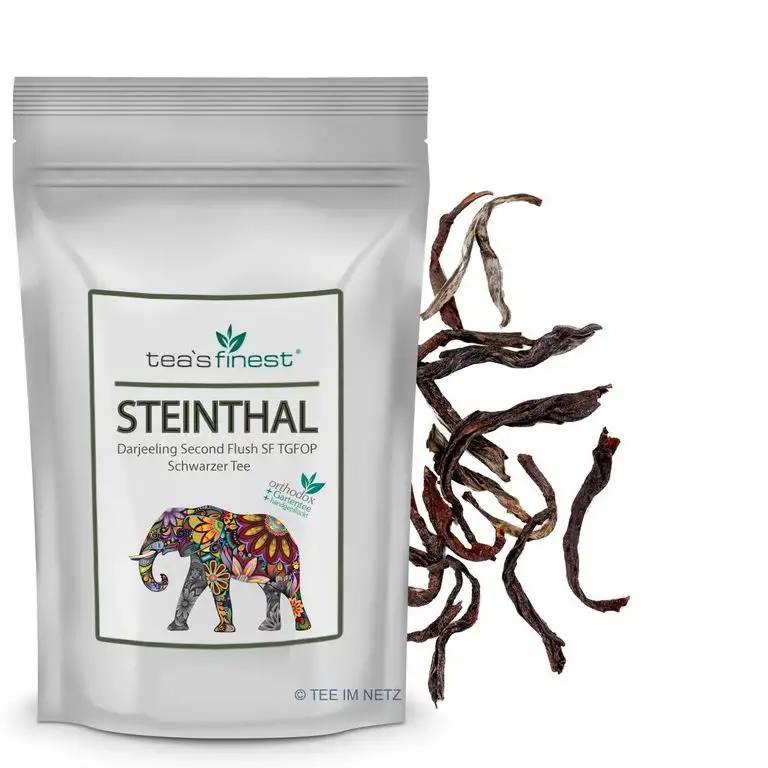 Schwarzer Tee Darjeeling Steinthal SF TGFOP1 Second Flush - 100 Gramm