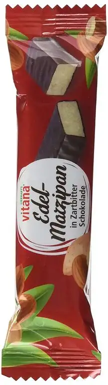 Vitana Marzipan-Riegel in Zartbitter-Schokolade, 12er Pack (12 x 40 g)