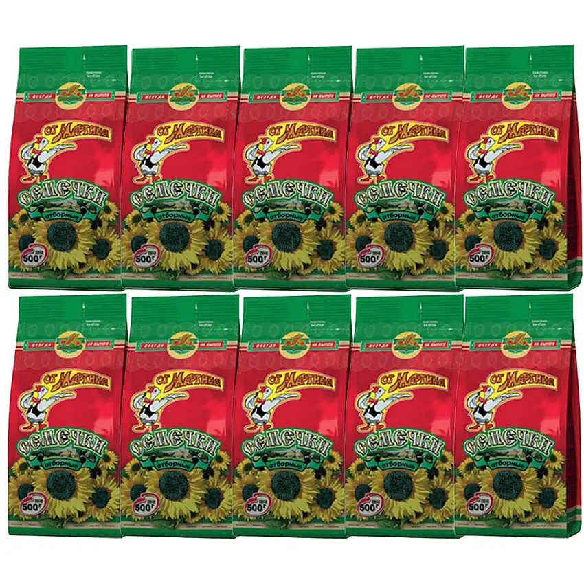 Sonnenblumenkerne Ot Martina 10er Pack (10 x 500g) семечки sunflower seeds