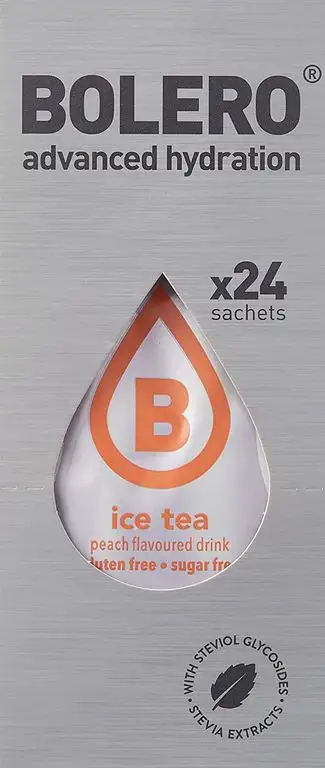 Bolero Ice Tea (24x8g) Peach Ohne Pfand, 24 Stück