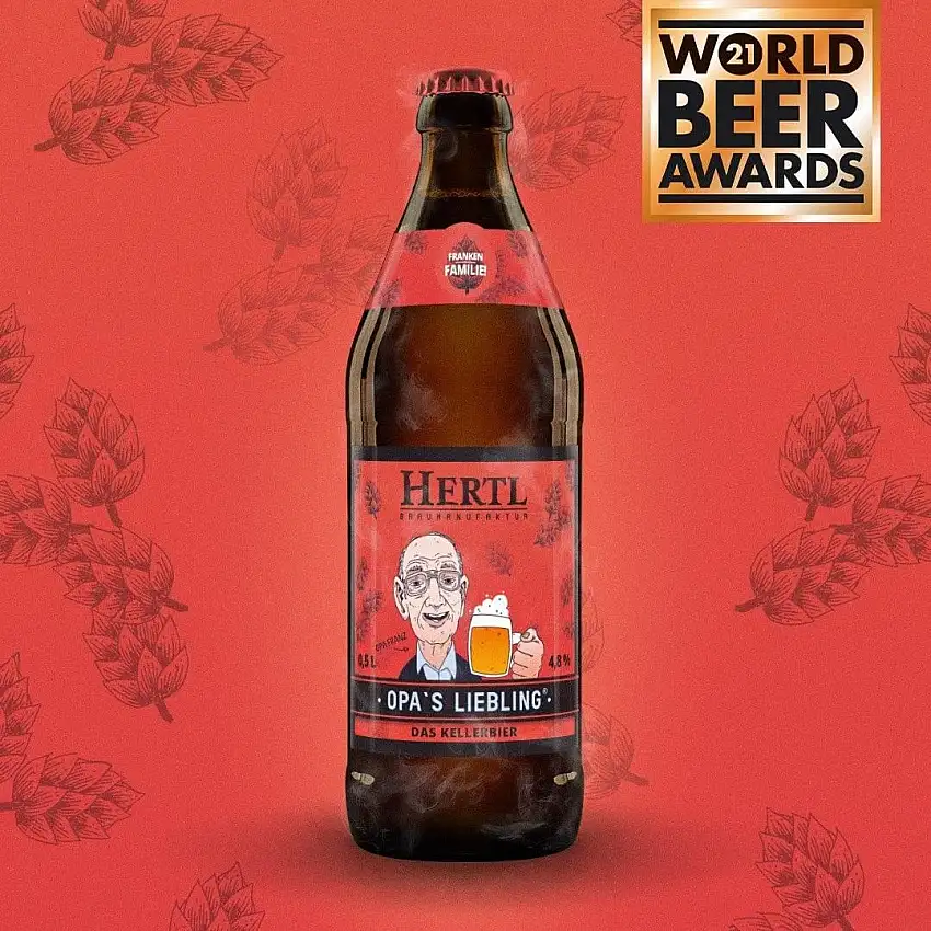 Braumanufaktur Hertl - "Opas Liebling" Kellerbier naturtrüb - 4,8 % vol. - 0,5 l inkl. 8 ct Pfand