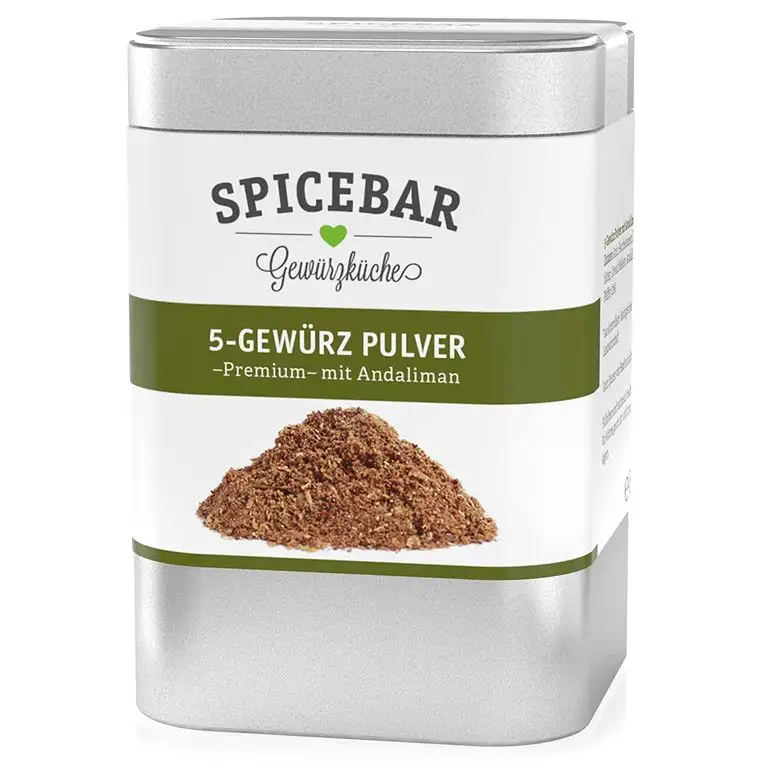 Spicebar 5 Gewürz Pulver "premium", traditionelles chinesiches Gewürz, mit Andalimanpfeffer (1x80g)