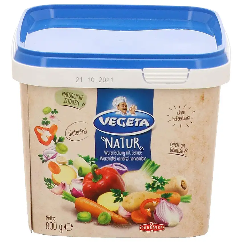Podravka Vegeta Natur Gewürzmischung, Dose, (1 x 800 g), A026648