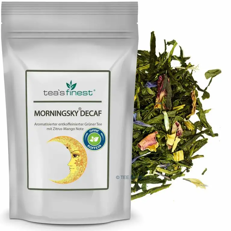 Grüner Tee Morningsky® Decaf (entkoffeiniert) - 250 GR
