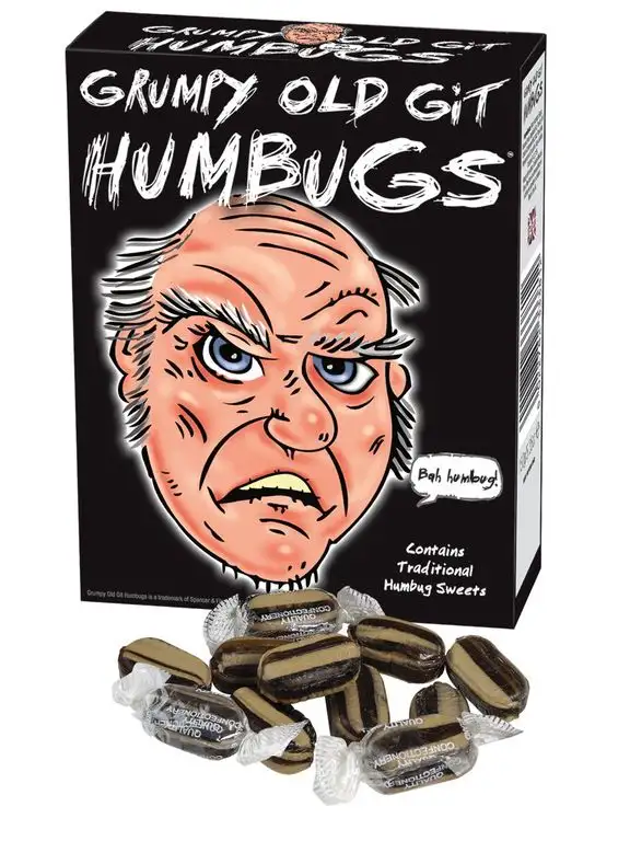 Spencer & Fleetwood Grumpy Old Man Pfefferminzbonbons, 3er Pack (3 x 150 g)