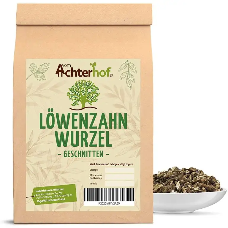 1 kg Löwenzahnwurzel getrocknet und geschnitten Löwenzahnwurzel-Tee Löwenzahn Kräutertee