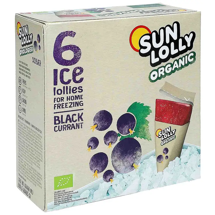 Sun Lolly Organic Blackcurrant (Wassereis) 360ml