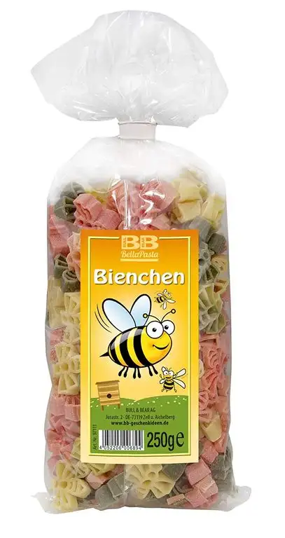 Bull & Bear Bienchen Pasta-Nudeln bunt 250 g Einheitsgröße
