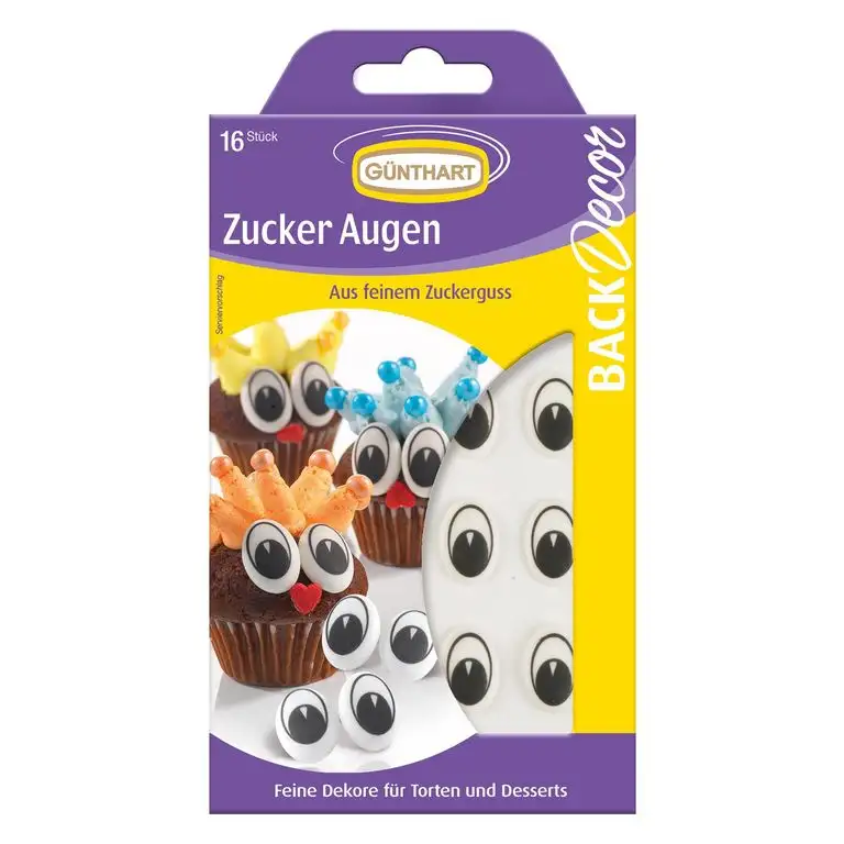 Günthart Zucker Augen, 5er Pack (5 x 8 g)