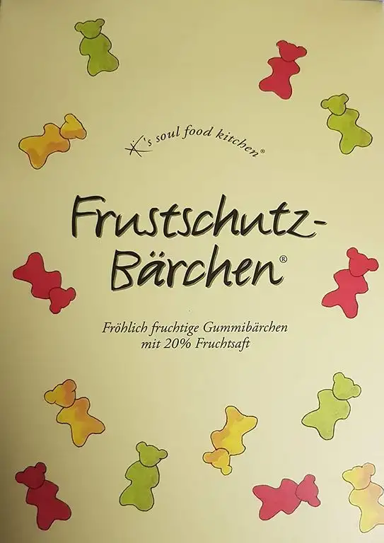 Hussel K´s Soul Food Kitchen Frustschutz-Baerchen  Natuerliche Fruchtaromen, 150g