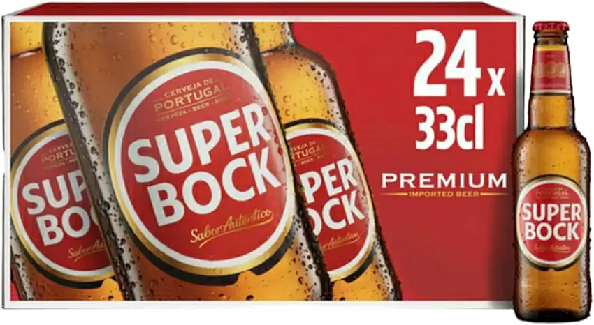 24 x 0,33l Super Bock Bier - Das Kultbier aus Portugal