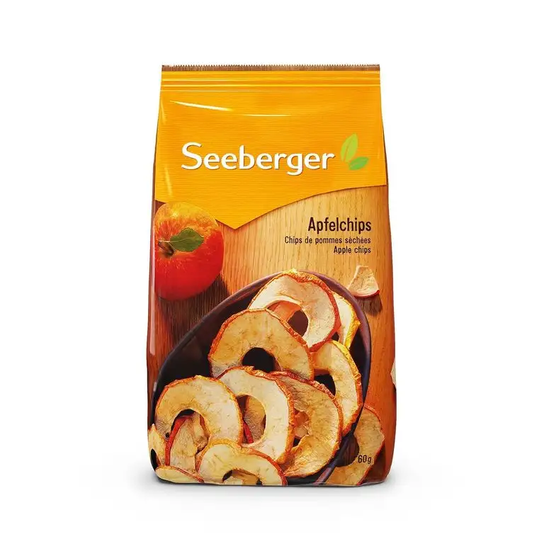 Seeberger Apfel-Chips, 6er Pack (6 x 60 g)