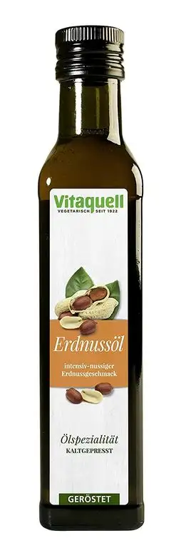 Vitaquell Erdnuss-Öl geröstet, kaltgepresst 250 ml