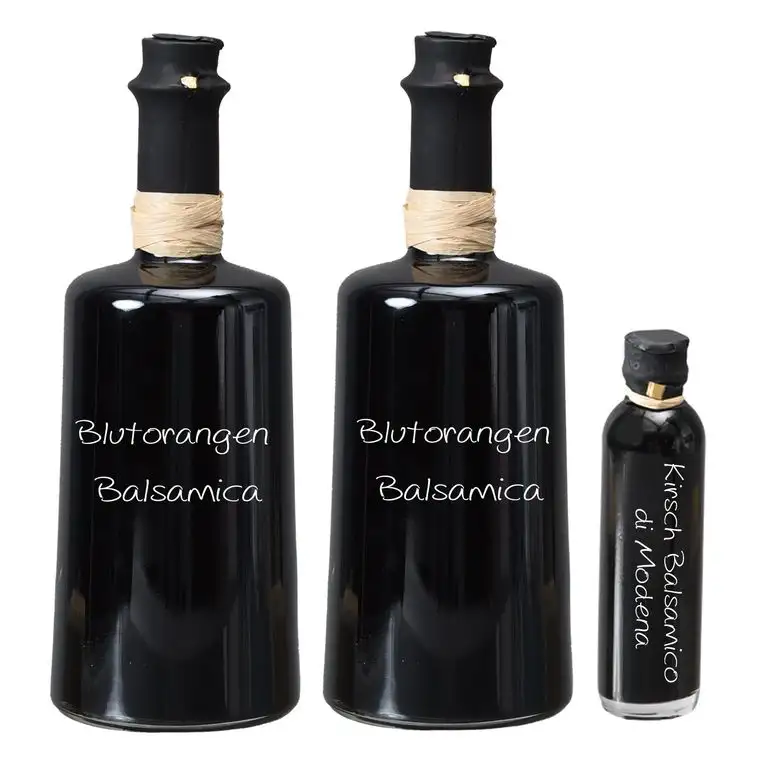 Wajos Blutorangen Balsamico 2 x 0,25 l + Oliv & Co. Kirsch-Balsamico 40ml gratis dazu