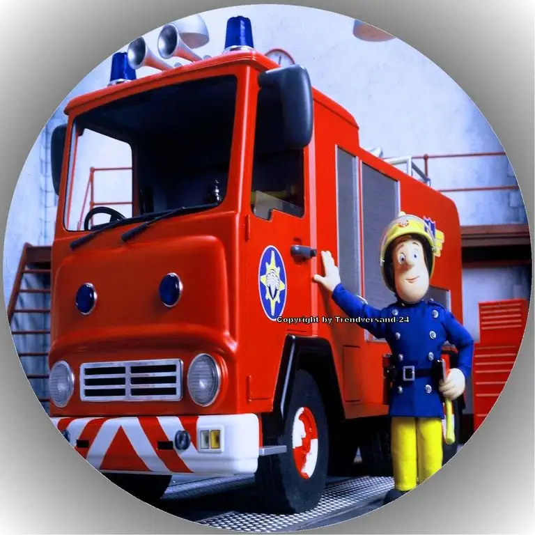 Premium Esspapier Tortenaufleger Feuerwehrmann Sam T18