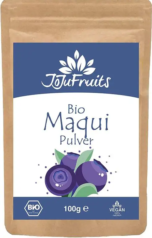 JoJu Fruits - Bio Maqui Pulver (100g) – Superfood aus Maqui Beeren