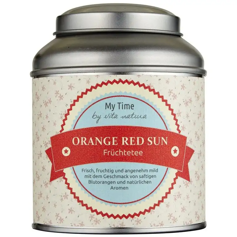 My Time Orange Red Sun, Früchtetee Blutorange, 1er Pack (1 x 120 g)