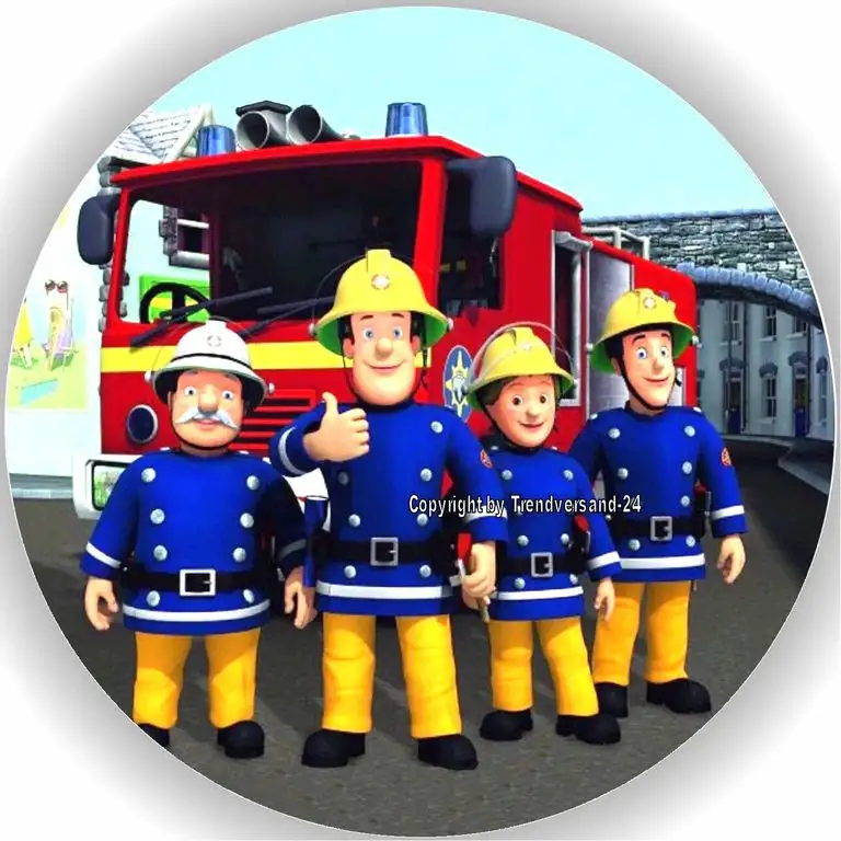 Premium Esspapier Tortenaufleger Feuerwehrmann Sam AMA 2