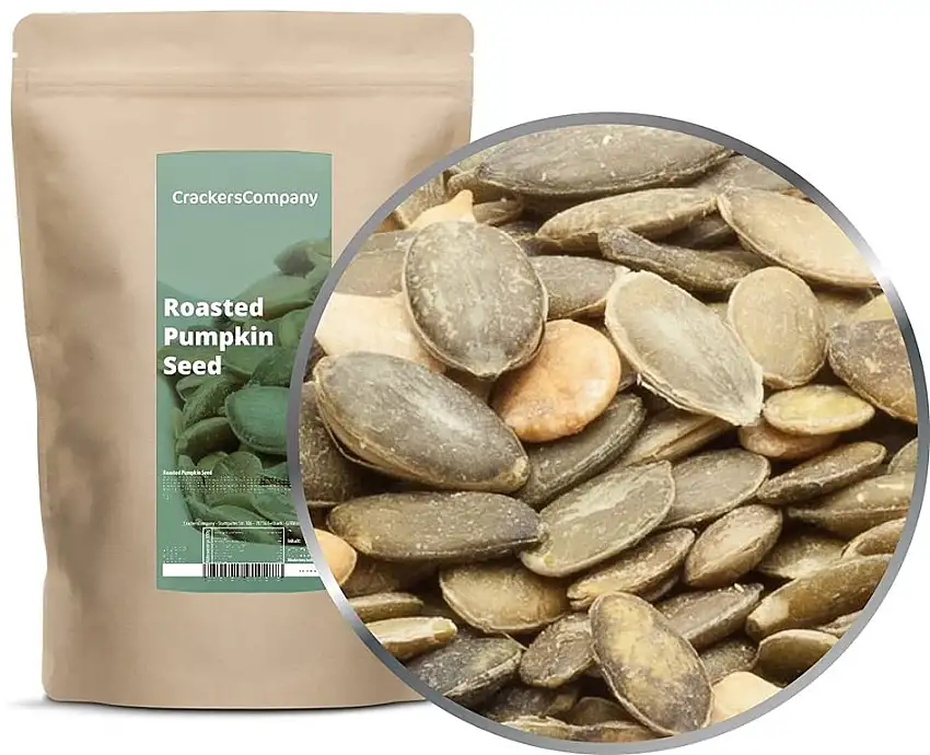 1 x 500g Kürbiskerne fettfrei geröstet zuckerfrei salzfrei vegetarisch vegan glutenfrei laktosefrei 30 % Protein