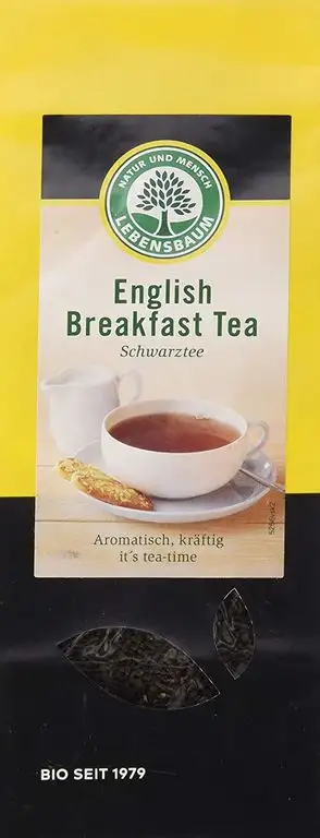 Lebensbaum Schwarztee Lose - English Breakfast Tea, 100 g