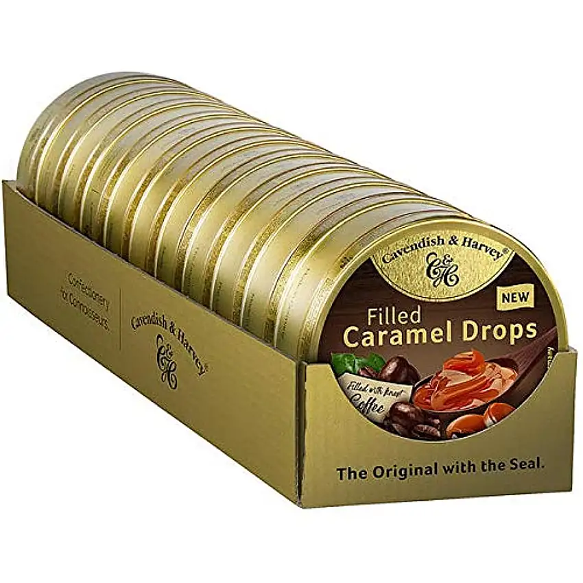 Cavendish & Harvey Filled Caramel Drops With Coffee 1 x 130g