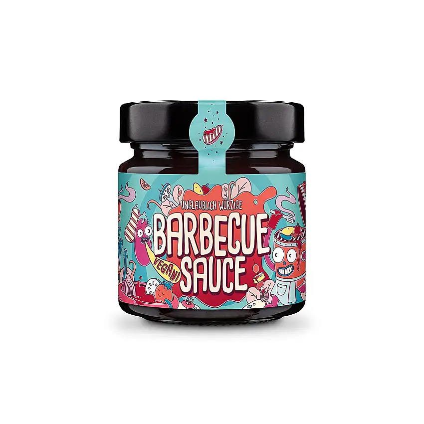 The Vegan Saucery Barbecuesauce im Glas, 200 ml