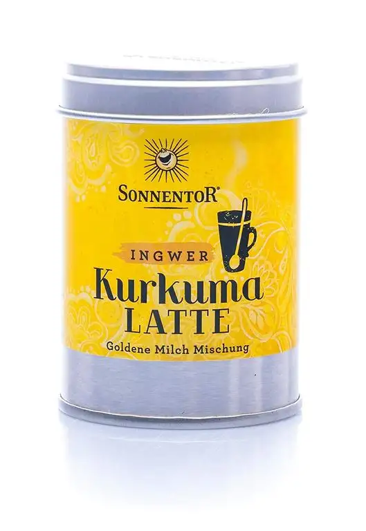 Sonnentor Kurkuma-Latte Ingwer bio, Dose, 1er Pack (1 x 60 g). 09831