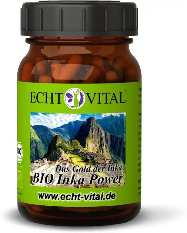 ECHT VITAL Bio Inka Power | Inkakost aus Bio Amaranth- & Bio Quinoa Kapseln | 120 vegane Kapseln | laborgeprüft, hochdosiert, rein, hergestellt in Deutschland