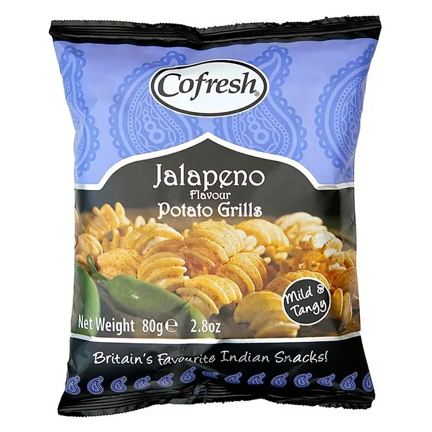 Cofresh Jalapeno Kartoffelgrills, 80 g, 12 Stück