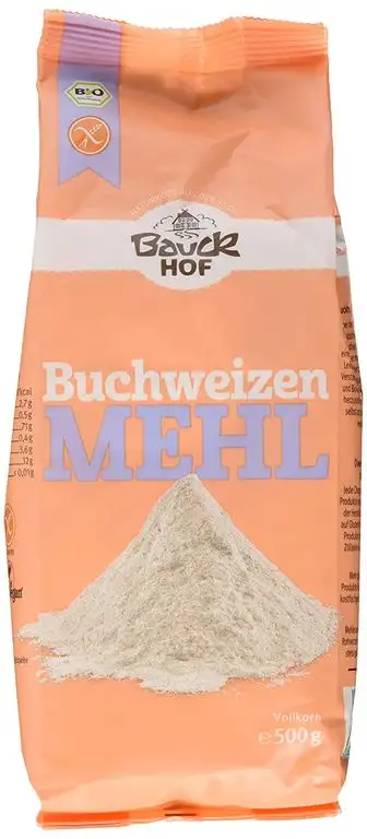 Bauck HOF Buchweizenmehl Vollkorn, 3er Pack (3 x 500 g)