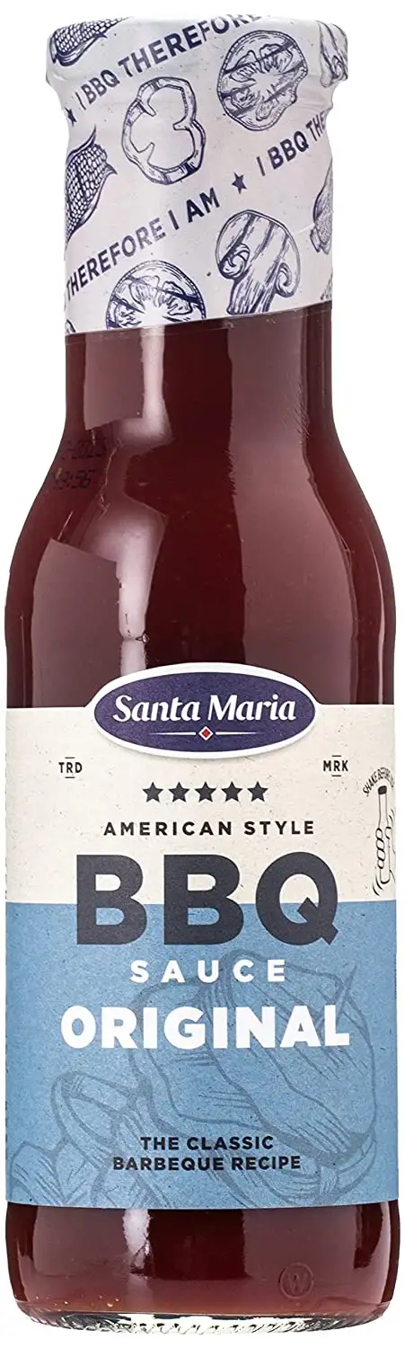 Santa Maria BBQ Sauce Original für Fleisch, Huhn, Hot Dogs, Burger, 355 g