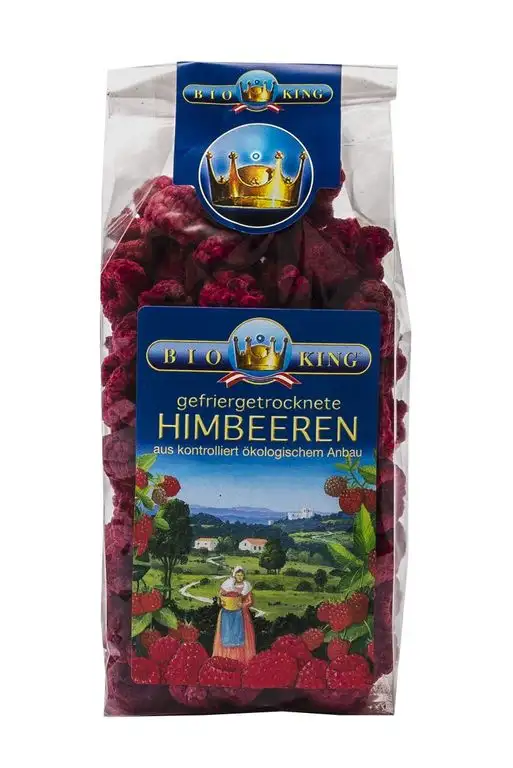 BioKing 2x 40g gefriergetrocknete Bio HIMBEEREN (EUR 7,00 / Pkg.)