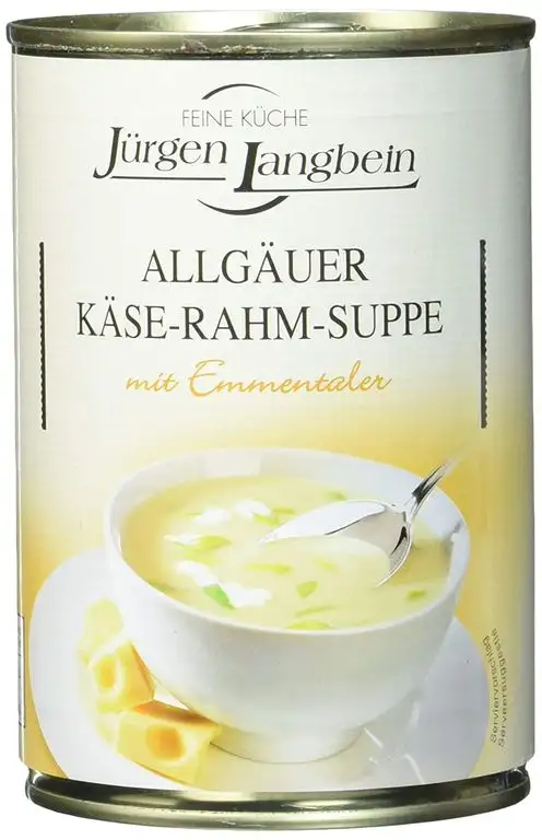 Jürgen Langbein Allgäuer Käse-Rahm-Suppe, 6er Pack (6 x 400 ml)